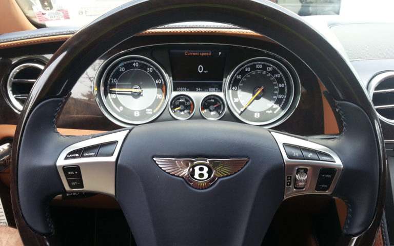 Bentley steering cluster all cleaned and perfect!