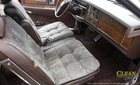 Eldorado before through steam cleaning.